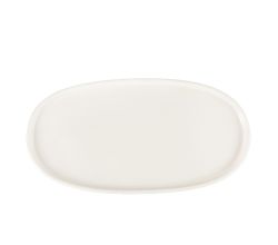 COMAS PLANO ovaler Teller 21 cm, 6 Stück, Porzellan