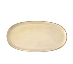COMAS SAKURA ovaler Teller 21 cm, 6 Stück, Porzellan