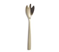 COMAS 7901 Salatgabel BARCELONA CHAMPAGNE Edelstahl 18/10 / PVD-Beschichtung / Champagne-Finish