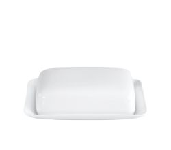 CreaTable 18257 Butterdose UNIVERSAL mit Deckel für 250 g Butter / Butteraufbewahrung / Porzellan