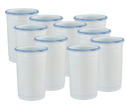 10er SET CreaTable Weinkühler aus Steingut / Flaschenkühler