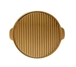 CreaTable Grillplatte BRAUN aus hochwertigem Spezialporzellan / BBQ - Schale / Grillporzellan