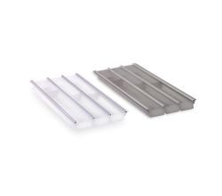 Besteckeinsatz CUISIO 40 (B 285-320 x T 463-480 mm) / Besteckkasten für 40er Schubl.