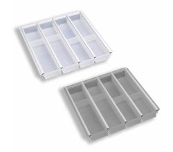 Besteckeinsatz CUISIO 50 (B 385-420 x T 463-480 mm) / Besteckkasten für 50er Schubl.