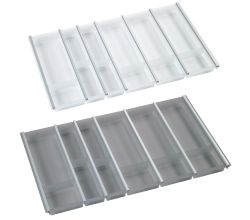 Besteckeinsatz CUISIO 90 (B 785-820 x T 463-480 mm) / Besteckkasten für 90er Schubl.
