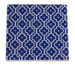 Medina Untersetzer Taza, Keramik/Kork, 9,5 x 9,5 x 0,75 cm, DU0019
