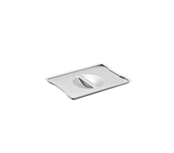 ELCO CASE SELECT - Deckel klein - in LICHTGRAU aus Polystyrol / Eimerverschluss / Behälterdeckel