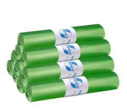 10er SET DEISS 12022 - PREMIUM - 120 Liter Abfallsäcke Typ 60 GRÜN - 25 Stk. je Rolle / Emil Deiss / Abfallsäcke / Typ 60