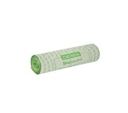 DEISS 06030 - ECOVIO® - 30 L Biobeutel 450 x 680 mm - 10 Stk. auf Rolle / bio-Müllbeutel / EMIL DEISS