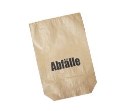 DEISS 07001 - Papiersäcke braun - 70 Liter - Maße (LxBxT): ca. 85 x 55 x 20 cm - 25 Stk. / Papier-Müllbeutel / EMIL DEISS