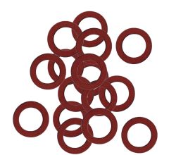 100er SET Dichtung 16 x 24 mm für Überwurfmutter 3/4 Zoll Fiber / Dichtungsring / Vulkanfiber-Ring / Dichtring / Faserdichtung /