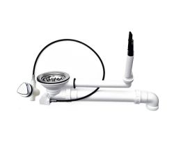 Drehexcenter für Lavabo Spülen / Ab- und Überlaufgarnitur / Excenterventil / Excenterbedienung