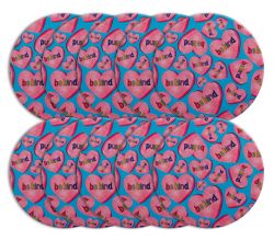 10er SET Maxwell & Williams DU0372 Keramikuntersetzer 10 cm BE KIND Hearts, Premium-Keramik