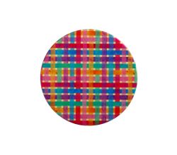Maxwell & Williams DU0378 Keramikuntersetzer 10 cm BE KIND Plaid, Premium-Keramik