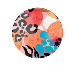 Maxwell & Williams DU0427 Keramikuntersetzer 10 cm BE FIERCE Savannah, Keramik - Kork