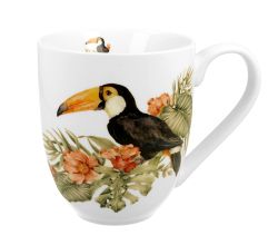 DUO World of Birds XXL Becher 1000 ml TOUCAN New Bone China Porzellan