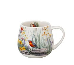 DUO Flowers Classic JULY Fassbecher 430 ml, New Bone China Porzellan