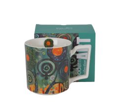 DUO Jumbo Becher 750 ml MODERN TWISTED TREES New Bone China Porzellan