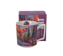 DUO Becher 450 ml MODERN BUBBLY HILLS New Bone China Porzellan