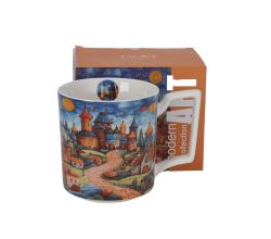 DUO Jumbo Becher 750 ml MODERN SLEEPY KINGDOM New Bone China Porzellan