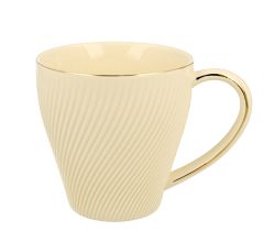 DUO ECRU Becher 430 ml ICE CREAM New Bone China Porzellan