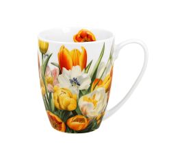 DUO Flowers Classic Becher 360 ml TULIPS in Tragetasche New Bone China Porzellan