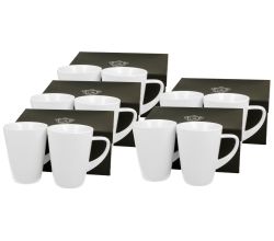5x DUO Becher INFINITY im 2er SET, Porzellan, in Geschenkbox (=10 Becher insgesamt)