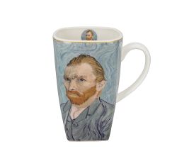 DUO ART GALLERY Becher 650 ml PORTRAIT OF Van Gogh, New Bone China Porzellan