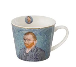 DUO ART GALLERY Becher 600 ml PORTRAIT OF Van Gogh, New Bone China Porzellan