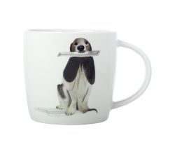 Maxwell & Williams DX1064 Becher 400 ml BEST FURRY FRIENDS The Mail Gift, Porzellan, in Geschenkbox