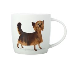 Maxwell & Williams DX1065 Becher 400 ml BEST FURRY FRIENDS Bad Hair Cut, Porzellan, in Geschenkbox
