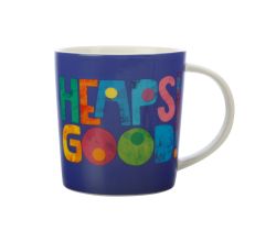 Maxwell & Williams DX1075 Becher 380 ml BE KIND Heaps Good, Porzellan, in Geschenkbox