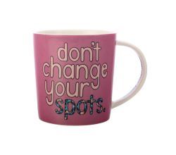 Maxwell & Williams DX1076 Becher 380 ml BE KIND Don't Change Your Spots, Porzellan, in Geschenkbox