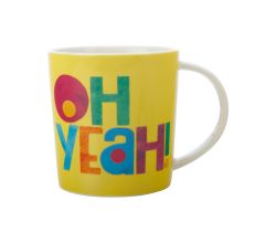Maxwell & Williams DX1077 Becher 380 ml BE KIND Oh Yeah, Porzellan, in Geschenkbox