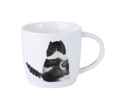 Maxwell & Williams DX1223 Becher 400 ml FELINE FRIENDS Grumpy Cat, Porzellan, in Geschenkbox