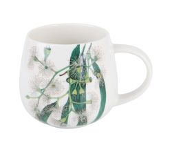 Maxwell & Williams DX1302 Becher 400 ml GOLDEN SUMMER Eukalyptus, Porzellan, in Geschenkbox