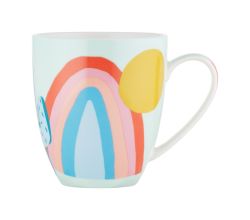 Maxwell & Williams DX1334 Becher 510 ml SUNSET Regenbogen, Keramik, in Geschenkbox