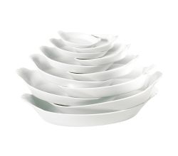 Eierpfanne / Porzellanpfanne oval von PILLIVUYT