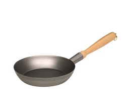 RIESS 0563-123 Eisen Holzknechtpfanne Ø 20 cm mit Holzgriff / Eisenpfanne