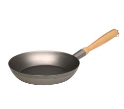 RIESS 0564-123 Eisen Holzknechtpfanne Ø 24 cm mit Holzgriff / Eisenpfanne