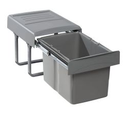 EKOTECH 90004162S Abfallsorter MEGA mit 1x 34 Liter Abfallvolumen / 1-fach Trennung / Soft Closing System