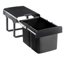 EKOTECH Abfallsammler EKKO 40 BIO mit 34 Liter Füllvolumen für 40 cm Schrankbreite