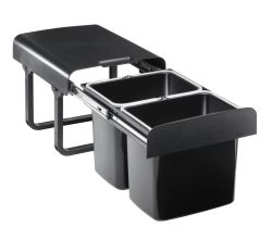 EKOTECH Abfallsammler EKKO 40 BIO mit 32 Liter Füllvolumen für 40 cm Schrankbreite