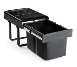 EKOTECH Abfallsammler MEGA 40 BIO mit 34 Liter Füllvolumen für 40 cm Schrankbreite