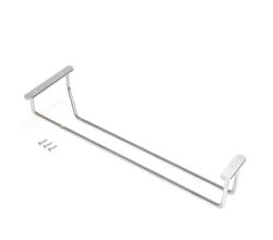emuca Supra Gläserhalter aus verchromten Stahl für Möbelmontage / Glashalterung