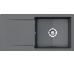SCHOCK Spüle EPURE D-100L in CROMA mit Excenterbedienung