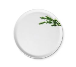 CreaTable - EUROPA KRÄUTER - Pizzateller ROSMARIN 33 cm aus Porzellan