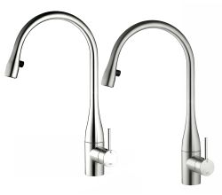 Armatur EVE LED mit Licht und herausziehbarem Luftsprudler / KWC / Wasserhahn / Armaturen / Einhebel - Mischer