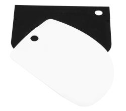 FMprofessional 21543 Teigschaber-Set 2-teilig / Küchenspachtel / Fackelmann
