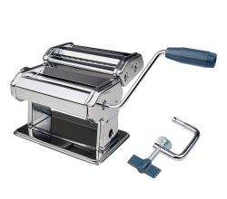 FACKELMANN -easyprepare- Nudelmaschine Edelstahl für 3 verschiedene Nudelsorten / Pastamaschine / Pasta